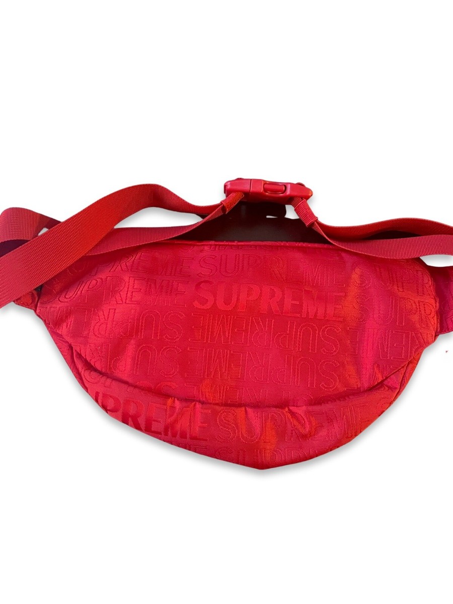 Bag Ss18 Supreme Fanny Pack Red Bag Supreme SS19 Fanny Pack Brand