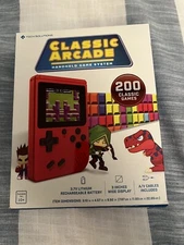 Tech Solutions Classic Arcade Handheld Game System 200 Games