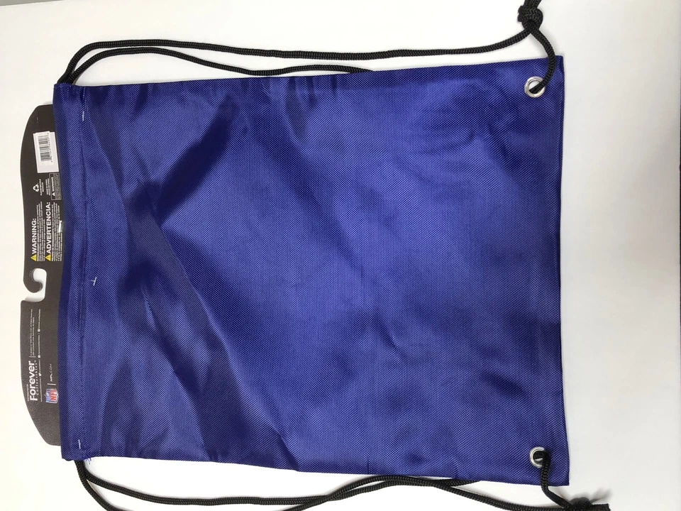 Baltimore Ravens Big Logo side Stripe DrawString Backpack Backsack Bag - Image 3 of 4