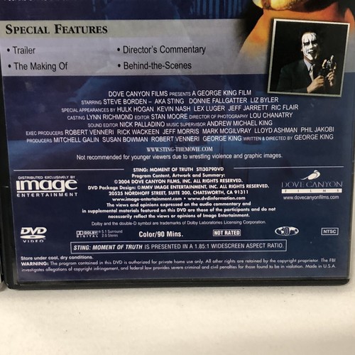 WWE The Best of Sting Wrestling 3 Discs + Moment Of Truth Bundle Set Lot AUS - Picture 6 of 16