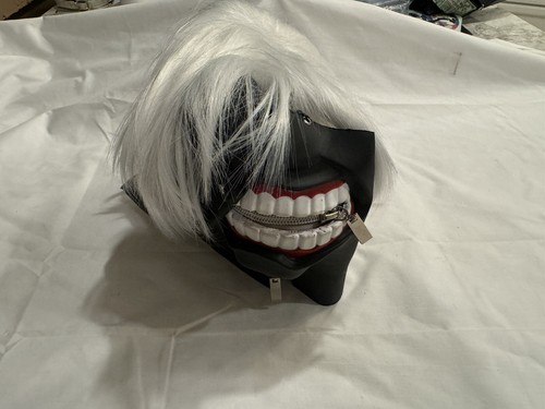 Tokyo Ghoul Kaneki Ken Cosplay Jumpsuit 5 Piece Costume Set Anime Women’s SZ MED - Picture 16 of 20