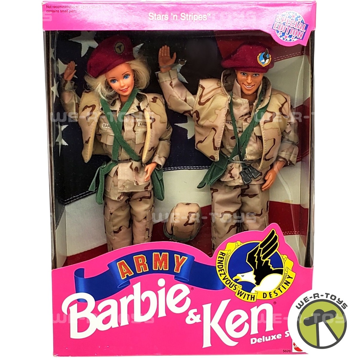 ミリタリー Star'n Stripes ARMY Barbie&Ken DeluxeSet Amazon.com: Star 'N Stripes ARMY Barbie & Ken Deluxe Set