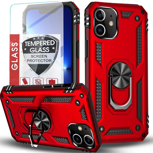 适用于 iPhone 11/11 Pro Max 外壳 手机保护套 防震支架 + 钢化玻璃 - 第 16 张/共 53 张
