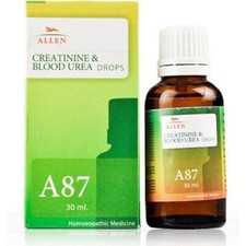 Allen Homeopathic A87 Creatinine and Blood Urea Drops 30ml Free Shipping