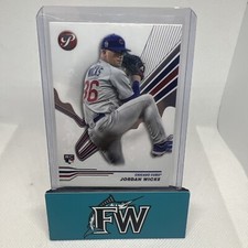 2024 Topps Pristine Jordan Wicks #3 Cubs Rookie Card. rookie card picture