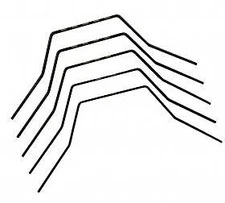 Precision-Crafted Stablizer Set Designed for 3Racing 1/10 SAKURA Ultimate 2014