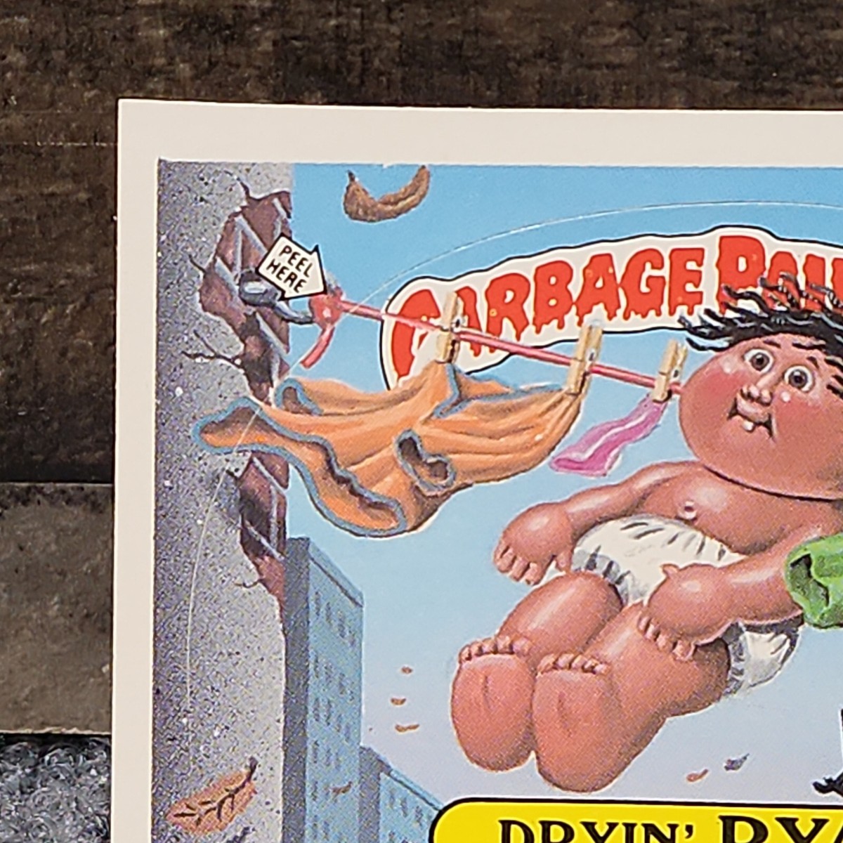 2x Dryin' Ryan VTG 1986 Topps Garbage Pail Kids #242b Trading