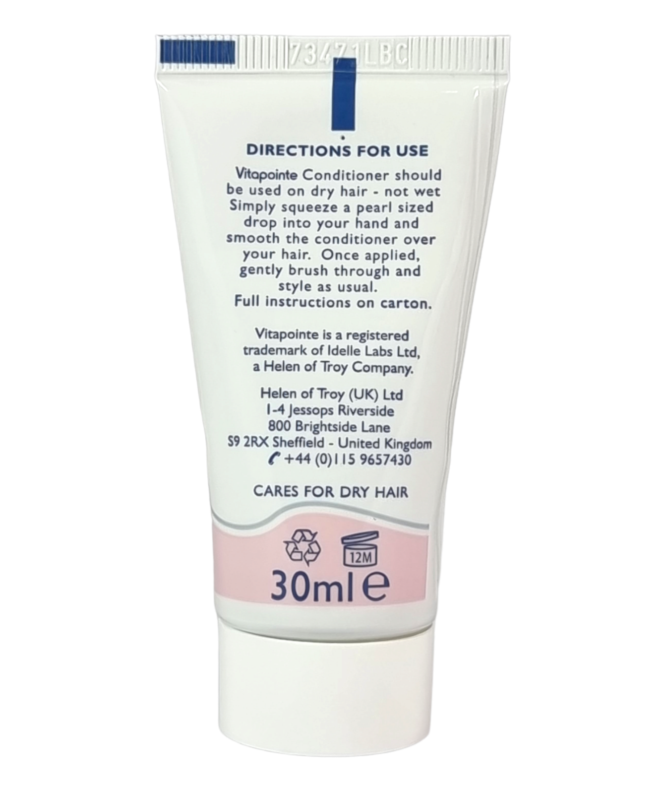 Vitapointe Leave In Conditioner To Revitalise Dry Hair For All Hair