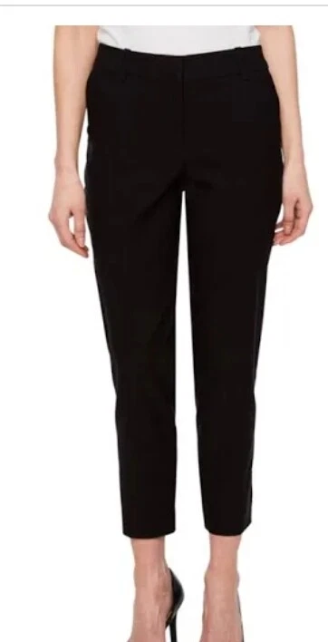 Worthington Womens Modern Fit Crop Pants 16 Tall Polynesian Blue