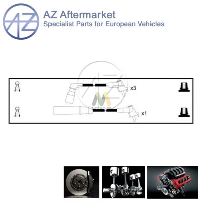Fits Toyota Hiace 1989-1998 2.4 AZ Ignition Leads 9091922358