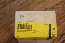 Newport Brass 1.75 GPM Single Function Body Spray Trim 2173/26 Polished Chrome