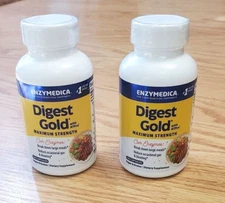 300 Enzymedica Digest Gold +ATPro Most Advanced Enzyme Formula-Authentic