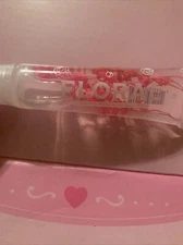 Floral Lip gloss with Real Flowers  Cherry -Full Size, NEW