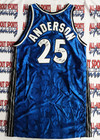 Nick Anderson Game Used Authentic Signed Pro Style Jersey with Inscription Autog
