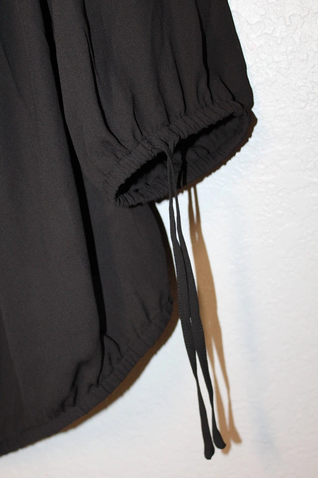 Top donna Michael Kors nero con volant spalle scoperte nuovo $88 taglie forti 3X nuovo con etichette