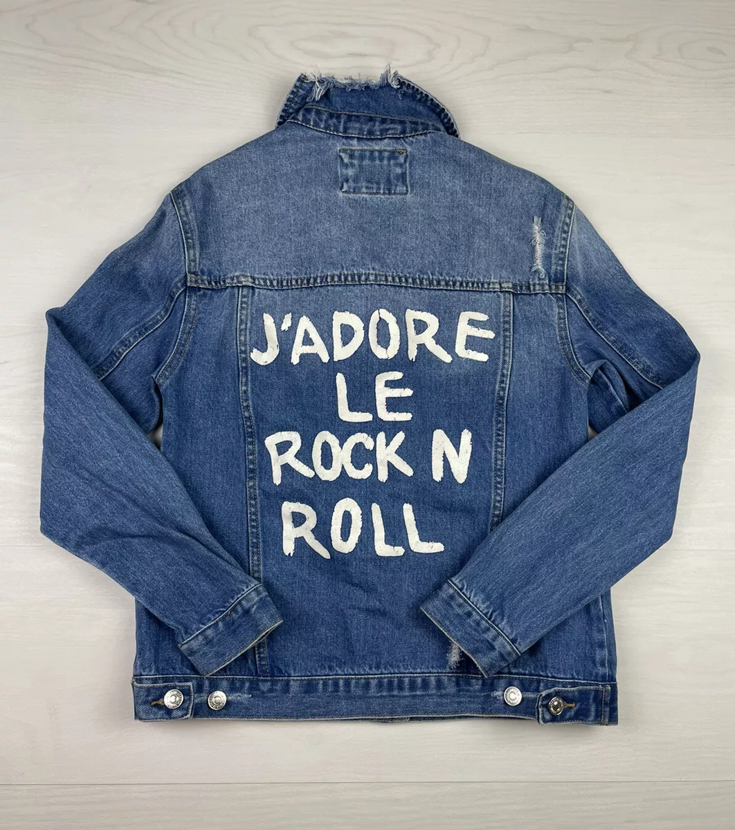 Forever 21 Womens Small Denim Jacket Rock n Roll eBay