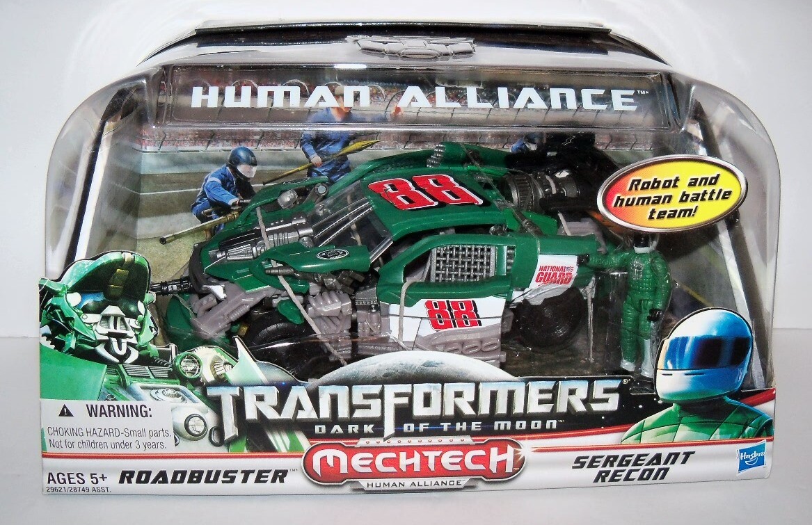 Retired Transformers Human Alliance Autobot ROADBUSTER & Sgt