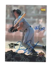 James Jim Foster Signed Autographed 1995 Signature Rookies Card Orioles Army