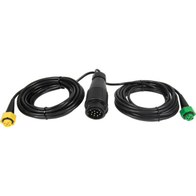 Gaethra 2m 13-polige Anhängerstecker Verlängerung - Spiralkabel Für Wohnwagen, LKW & Traktor