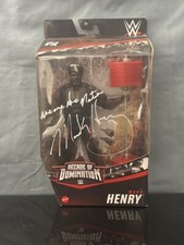 Mark Henry WWE Mattel Elite Decade Of Domination Action Figure Signed!
