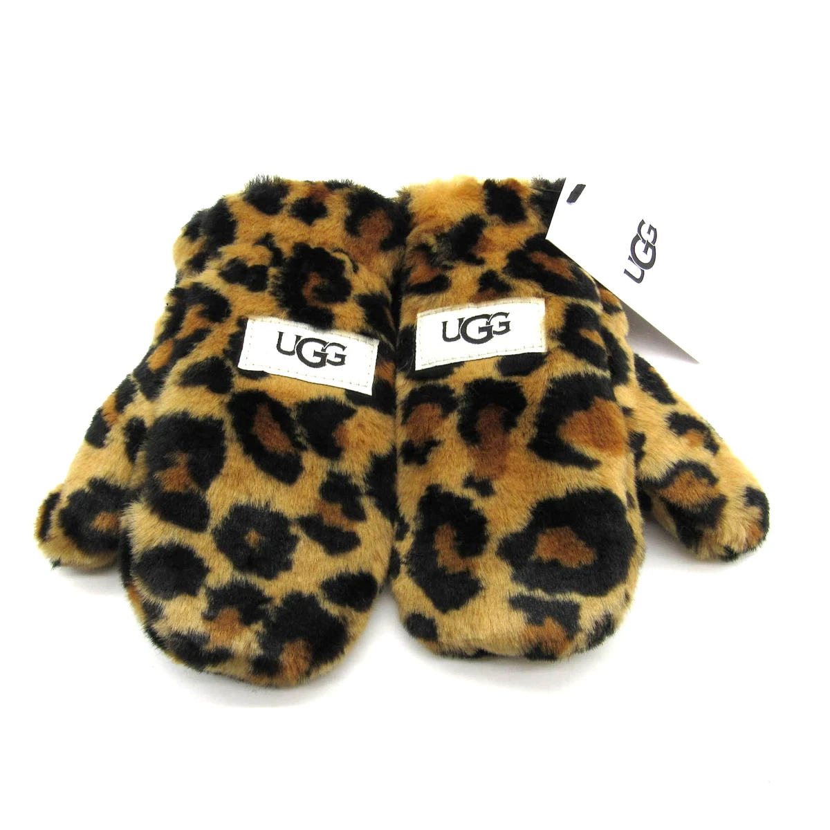 ugg leopard mittens