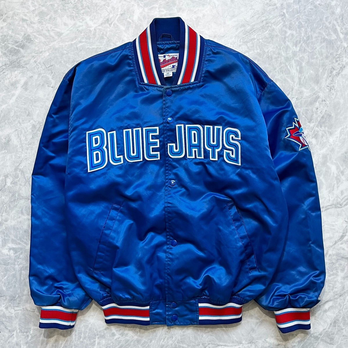 トロント・ブルージェイズ スタジアムジャケット　90's MLB vintage Vintage 1990s Toronto Blue Jays MLB Quarter Zip Starter