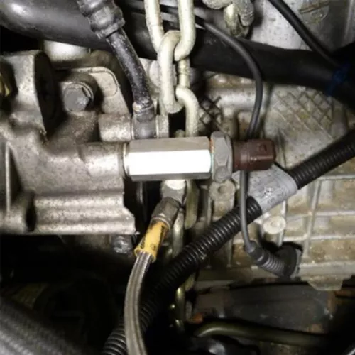 1/8" BSPT Oil Pressure Sensor Tee to NPT Adapter Turbo Supply Feed Line Gauge T - Picture 2 of 10