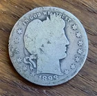 1898-O Barber Quarter New Orleans Mint Gilded Age Historic Silver Liberty Coin