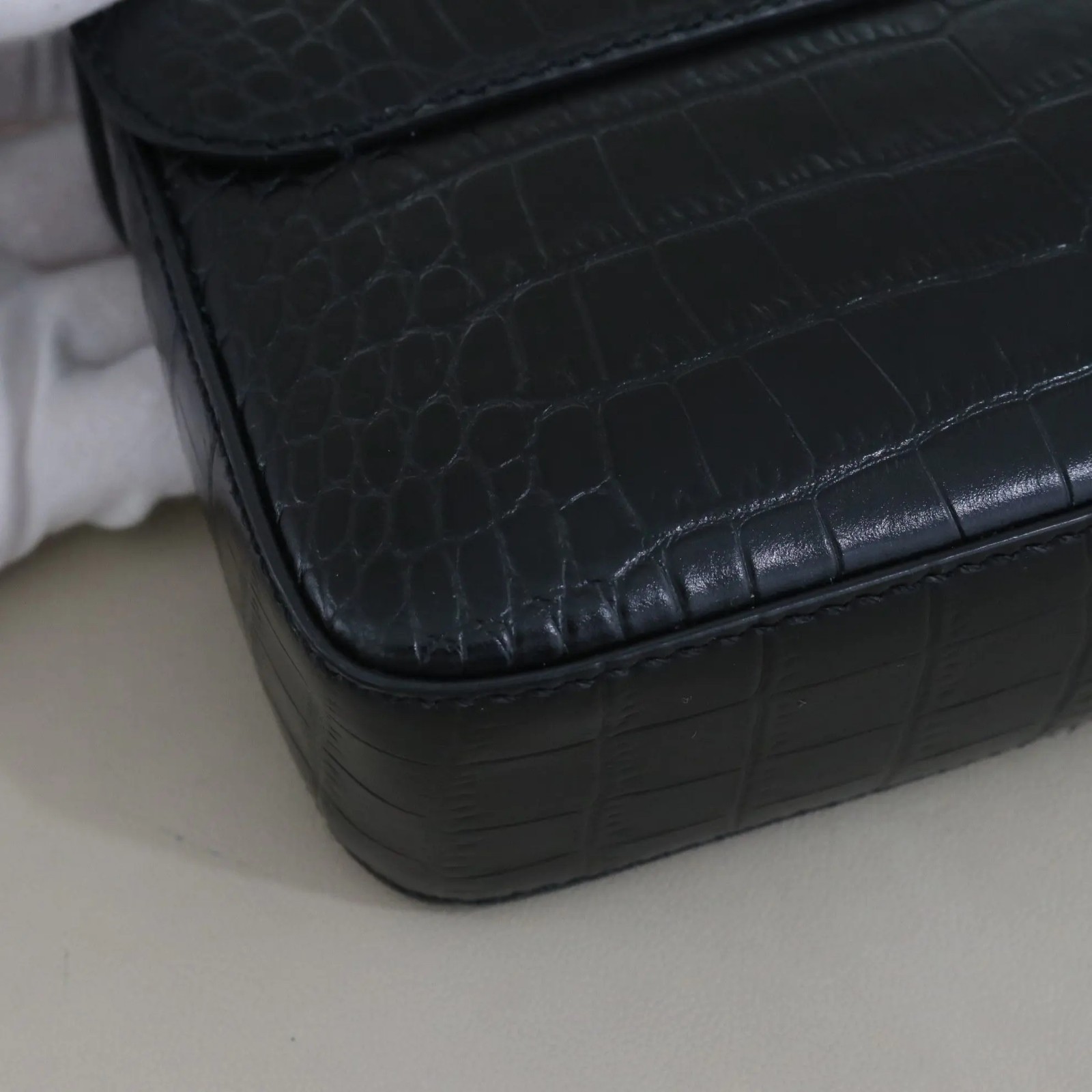 Authentic Edgy Givenchy Croc-Effect Crossbody Bag… - image 14