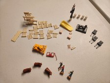 Various Miniatures Pieces For Model Train Set Collection Vintage