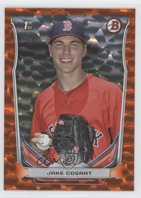 2014 Bowman Draft Orange Ice 23/25 Jake Cosart #DP101 2z3