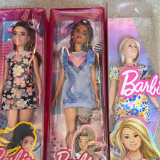 Barbie Fashionistas Lot of 3 Dolls #18 #121 11.5in Original Unopened Box