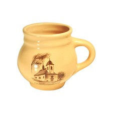 Czech RepublicChurch Coffee Mug Hostalkova Keramicky Atelier Village up