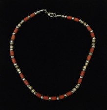 Beaded Necklace Lobster Claw Clasp 18 in