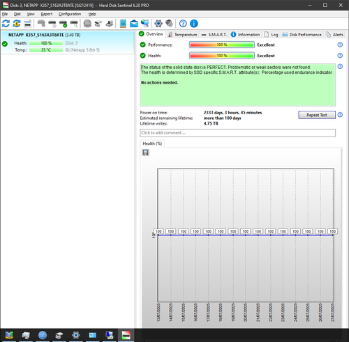 Samsung PM1633a 3.8TB 12GBPs 2.5" SAS SSD MZ-ILS3T8B X357A 512 Byte Netapp - Afbeelding 5 van 5