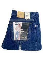 Vtg 90s Lee 200-8989 Regular Fit Jeans NWT Deadstock Pepper Wash 33x30 USA