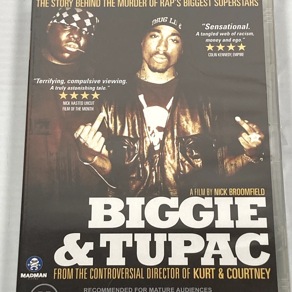 Biggie & Tupac DVD (2002) Region 4 PAL Rap Brand New & Sealed - Image 3 of 4