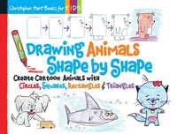Drawing Animals Shape By Shape | Christopher Hart | Englisch | Taschenbuch