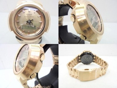 CASIO G-SHOCK AWM-500GD-4AJF Rosegold Full Metal Analog-Digital Rare 5640