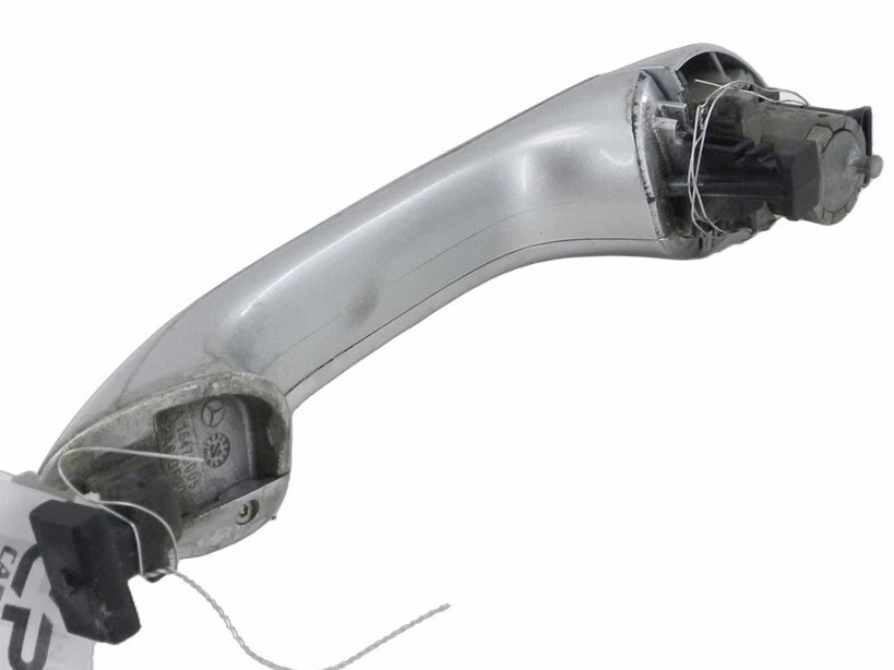 Maçaneta esquerda cromada prata sem chave Go para 07-12 Mercedes GL450 GL550 - Imagem 4 de 4