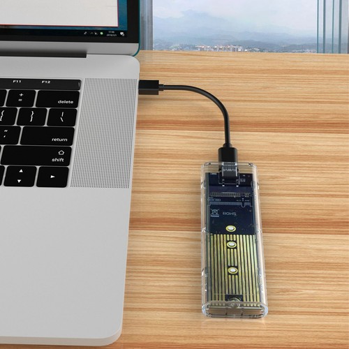 M.2 SSD External Enclosure USB 3.1 Type C 10Gbps Support NGFF NVME Tool FY - Afbeelding 10 van 23
