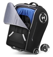 YOREPEK Mochila Bolsa de Viaje para Asiento de Coche Infantil con Ruedas, Se Adapta a Asiento de Coche Doona