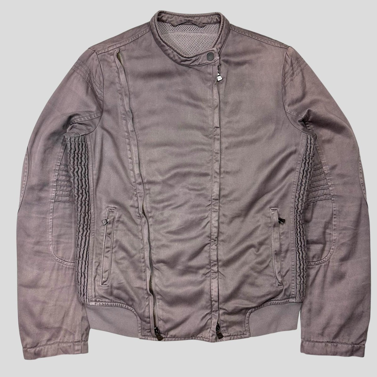Puma x Neil Barrett 96 Hours Dusty Purple Biker Jacket - S/M | eBay