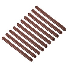 10Pcs Drawer Slides 235mm Plastic Drawer Rails Grooved Guide Rails Brown