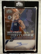 2026 Topps Chrome Black Yanic Konan Niederhauser Super Futures Auto # /25 SSP