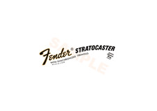 Fender Stratocaster Large 70s Style Headstock Logo Waterslide Decal