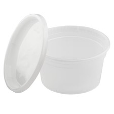 Darling Foodservice Clear 12 Ounce Deli Container with Lid - 240 / CS