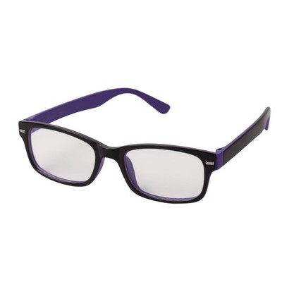 Lesebrille Damen Herren Lesehilfe +1,0 Dioptrien schwarz lila