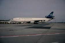 Dia EI-CDJ McDonnell Douglas MD-11 Garuda Ind. 27.2.94 FRA 35mm gerahmt OP-K7-97