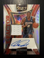 2024 Panini Select X-Factor Signatures Prizm /125 GAME WORN JERSEY Joe Johnson